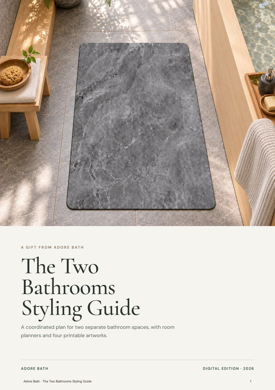 Cover of The Two Bathrooms Styling Guide